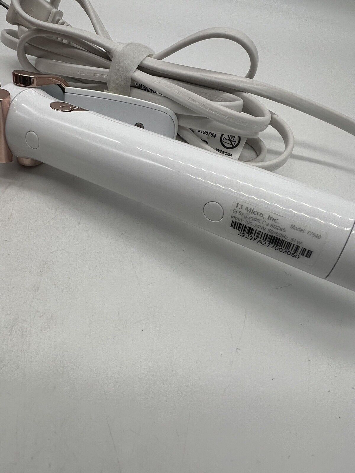 T3 SINGLEPASS CURL 0.75 Inch 3/4” Professional Curling Iron