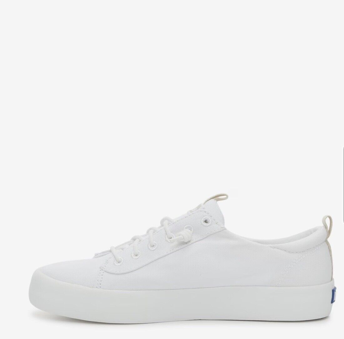 Keds Women's Kickback Canvas Sneaker - White Size 7.5