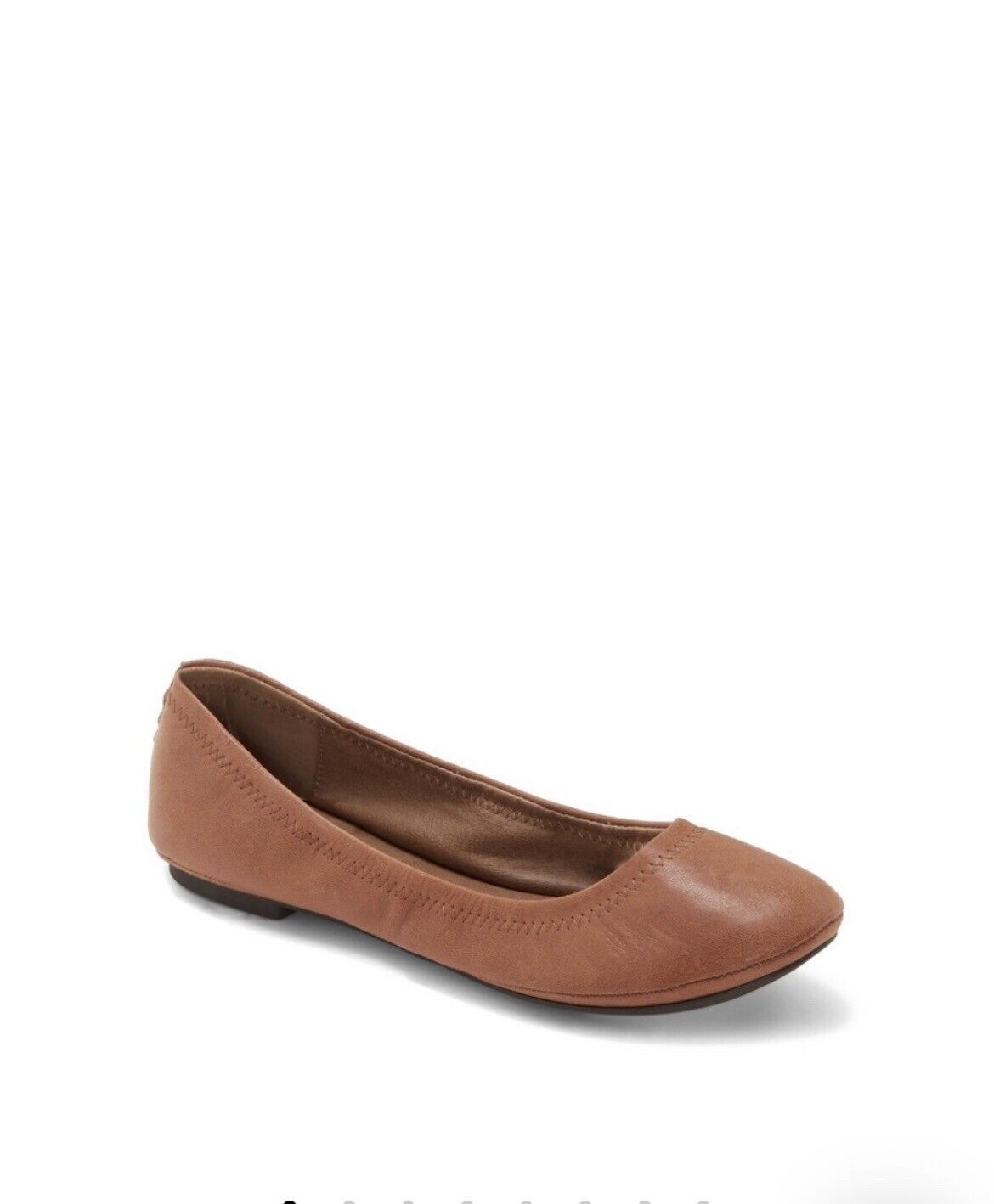 Lucky Brand Ballet Flats Womens 9M Emmie Slip On Color Bourbon